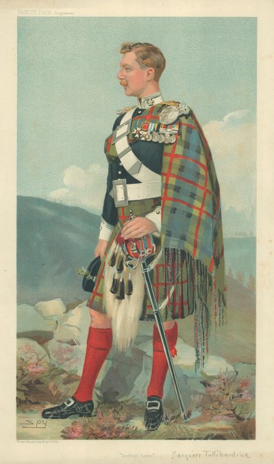 Der Marquis von Tullibardine, Scottish Horse, 23. März 1905, Vanity Fair Karikatur von Leslie Matthew Ward