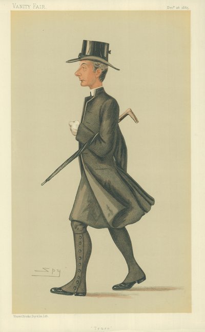 Der rechte ehrwürdige George Howard Wilkinson, Bischof von Truro, Truro, 26. Dezember 1885, Vanity Fair Karikatur von Leslie Matthew Ward