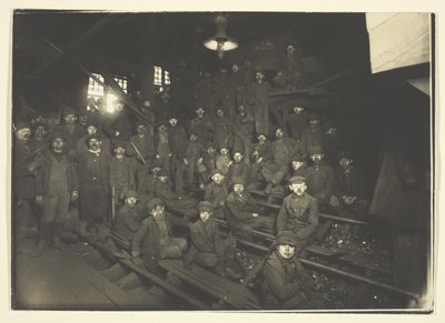 Brecherjungen im Kohleschacht, South Pittston, Pennsylvania von Lewis Wickes Hine