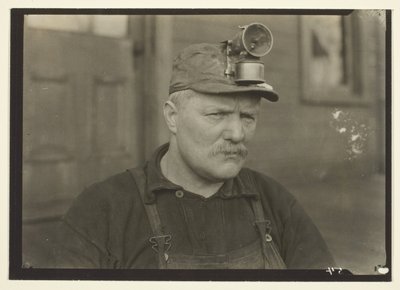 Dieser Mann, Schotte, wurde der Dichter der Minen genannt, Ost-Pennsylvania Kohlenmine von Lewis Wickes Hine