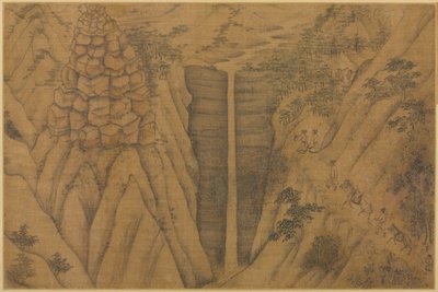 Wohnung in den Longmian-Schlafenden-Drachen-Bergen, 1100er-1200er Jahre von Li Gonglin