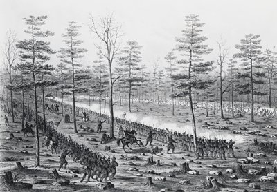 Schlacht am Stone River oder Schlacht von Murfreesboro, 31. Dezember von Unbekannt Unbekannt