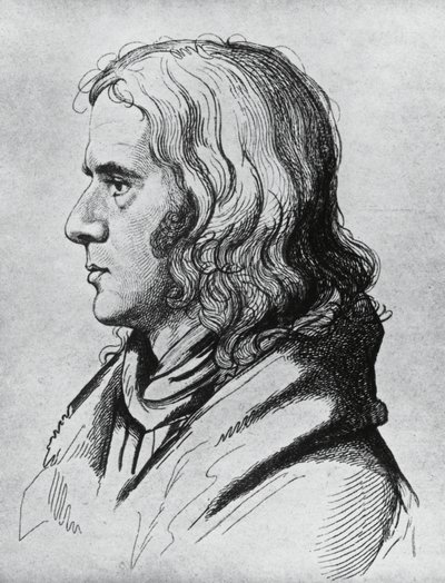 Porträt von Adelbert von Chamisso von Unbekannt Unbekannt