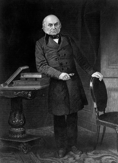 Porträt von John Quincy Adams von Unbekannt Unbekannt