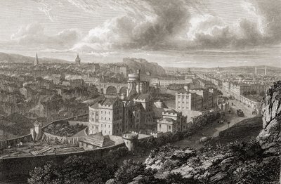 Blick vom Calton Hill, Edinburgh, aus 