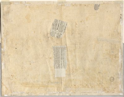 Nachzeichnung eines Brunnens von Recto und Skizzen von zwei Gesichtern verso, 1665 von Lievin Cruyl