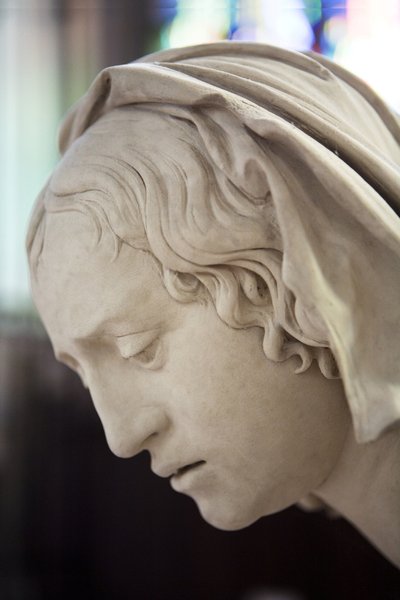 Die Grablegung und die Ohnmacht der Jungfrau, (Detail) von Ligier Richier