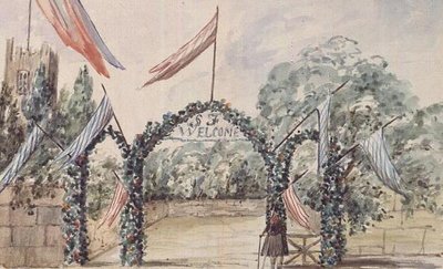 Empfang von Rev. Stephen und Lady Fanny Cartwright in Aynhoe von Lili Cartwright