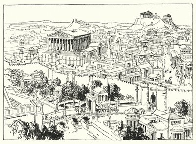 Die Stadt Athen von Linden Miller