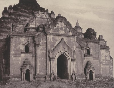 Pugahm Myo: Ostfassade der Damayangyee-Pagode von Linnaeus Tripe