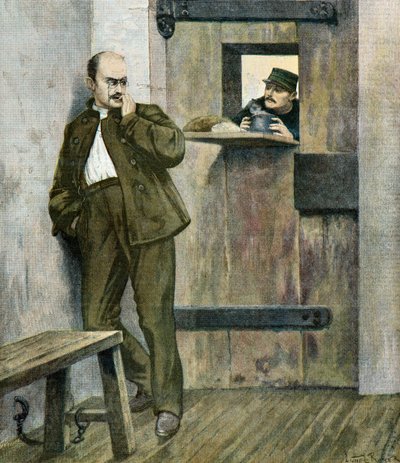 Kapitän Alfred Dreyfus im Gefängnis de la Santé von Lionel Noel Royer