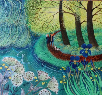 Spaziergang am River Wey von Lisa Graa Jensen