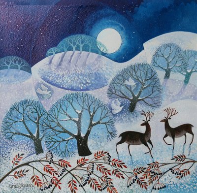 Schneelandschaft, 2017 von Lisa Graa Jensen