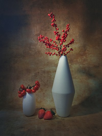 Rote Beeren Stillleben von Liu Xing