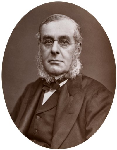 Admiral Sir Richard Collinson, KCB, FRGS, stellvertretender Meister von Trinity House, 1877 von Lock and Whitfield