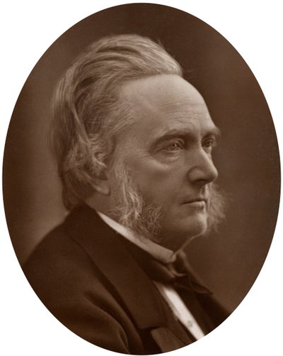 George Campbell, 8. Herzog von Argyll, schottischer liberaler Politiker und Schriftsteller, 1883 von Lock and Whitfield