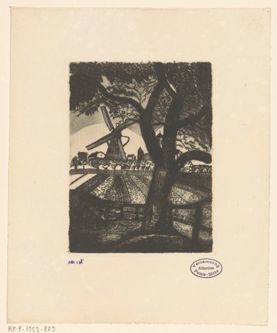 Obstgarten von Lodewijk Schelfhout (signed by artist)