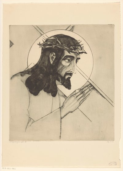 Kreuztragung von Lodewijk Schelfhout (signed by artist)