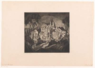 Les Angles II von Lodewijk Schelfhout (signed by artist)
