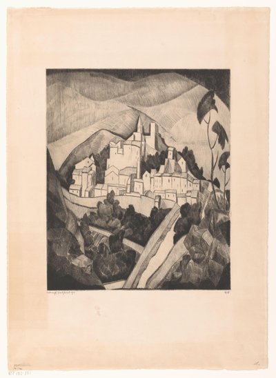 Les Angles I von Lodewijk Schelfhout (signed by artist)