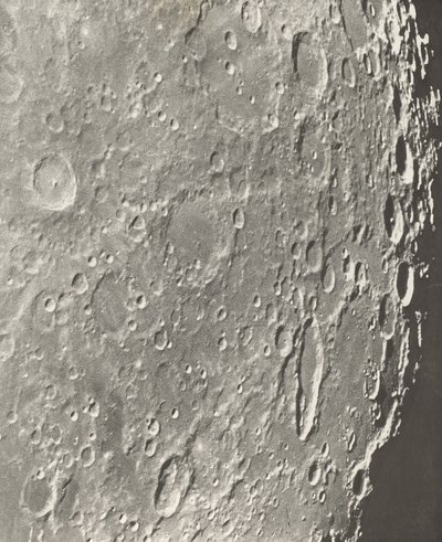 Mondfotografie Blancanus - Tycho - Schiller von Loewy et Puiseux