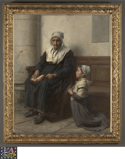 Die Großmutter von Leon Augustin Lhermitte