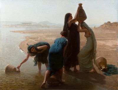 Fellachenfrauen am Nil von Léon Belly