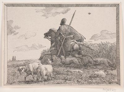 Illustration zu Adam Oehlenschlägers Gedicht „Die zwei Kirchtürme“ von Lorenz Frølich