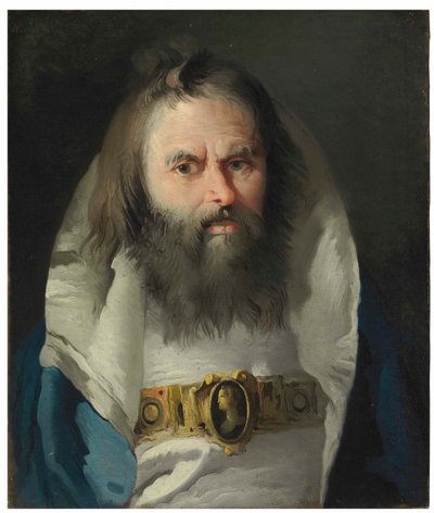 Porträt eines Mannes von Lorenzo Baldissera Tiepolo