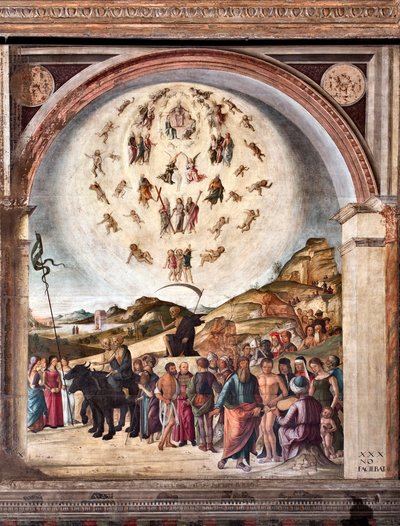 Triumph des Todes, Allegorie des menschlichen Lebens von Lorenzo Costa