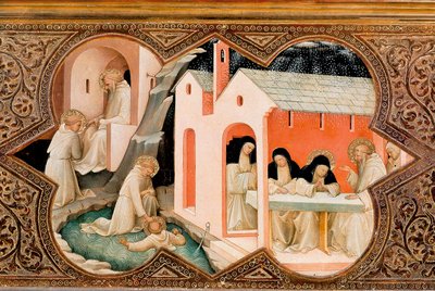 Altarbild der Krönung der Jungfrau von Lorenzo Monaco