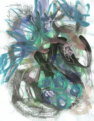 Tiefblaue Strömungen von Lori Ann Folz