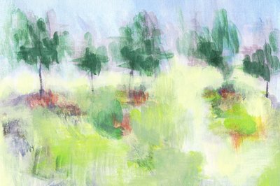 Träumerische grüne Landschaft von Lori Ann Folz