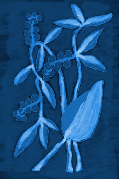 Samenkapsel 1 Tiefblau von Lori Ann Folz