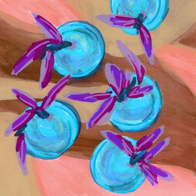 Lebendiges Blumenstillleben von Lori Ann Folz