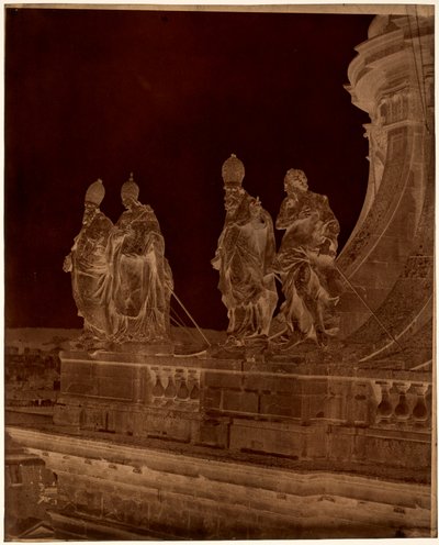 Vier Statuen in Versailles von Louis-Rémy Robert