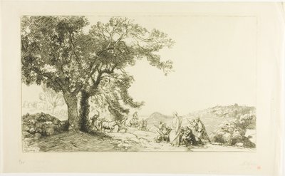 Christus am Morgen des Palmsonntags von Louis Auguste Lepère