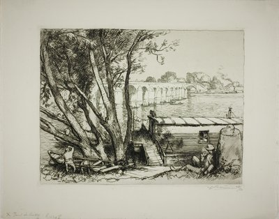 Poissy von Louis Auguste Lepère