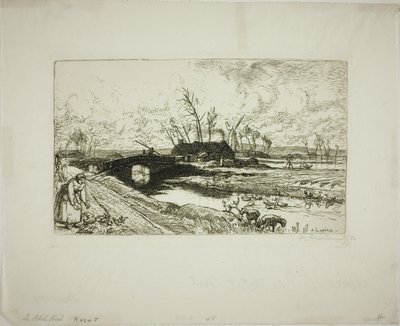 Die kleine Brücke von Louis Auguste Lepère