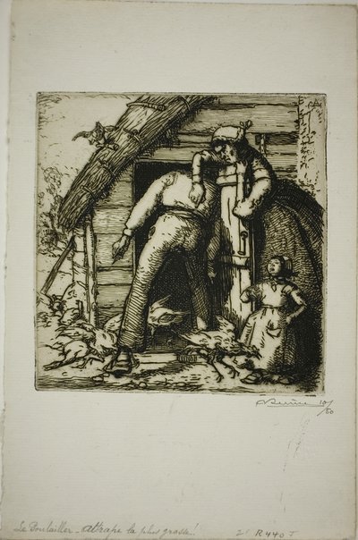 Der Geflügelhändler von Louis Auguste Lepère