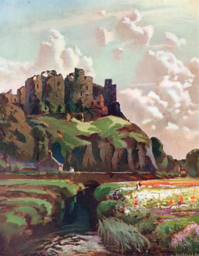 Burg Harlech, Merionethshire von Louis Burleigh-Bruhl