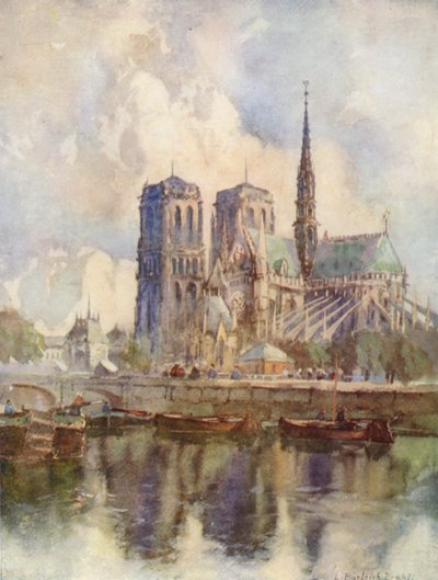 Die Kathedrale Notre-Dame, Paris von Louis Burleigh Bruhl