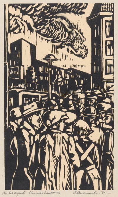 Nach dem Unfall von Louis Cardinaals (signed by artist)