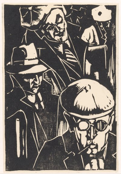 Vorbeigehende von Louis Cardinaals (signed by artist)