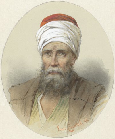 Mann mit Turban von Louis Chantal