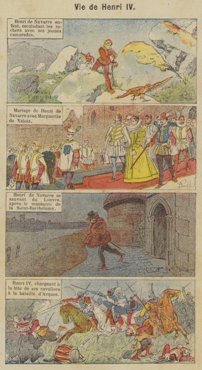 Leben von Heinrich IV. von Louis Charles (after) Bombled