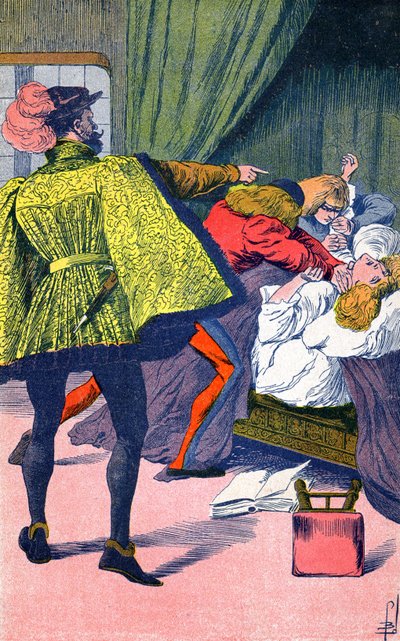 Cesar Borgia lässt seinen Bruder töten von Louis Charles Bombled