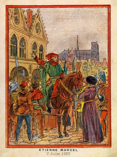 Die großen Tage des Hôtel de Ville de Paris von A. Mercier, illustriert von Louis Bombled: Am 7. Juli von Louis Charles Bombled