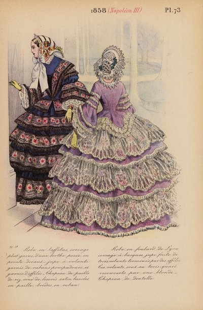 Französische Mode: 1858, Napoleon III von Louis Colas