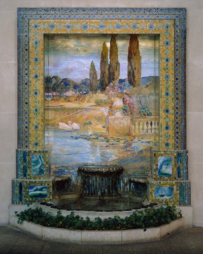 Gartenlandschaft, ca. 1905-15 von Louis Comfort Tiffany